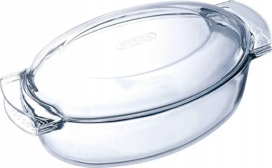 Hőálló sütőedény fedővel Ovális Britfanna Pyrex 5,8L
