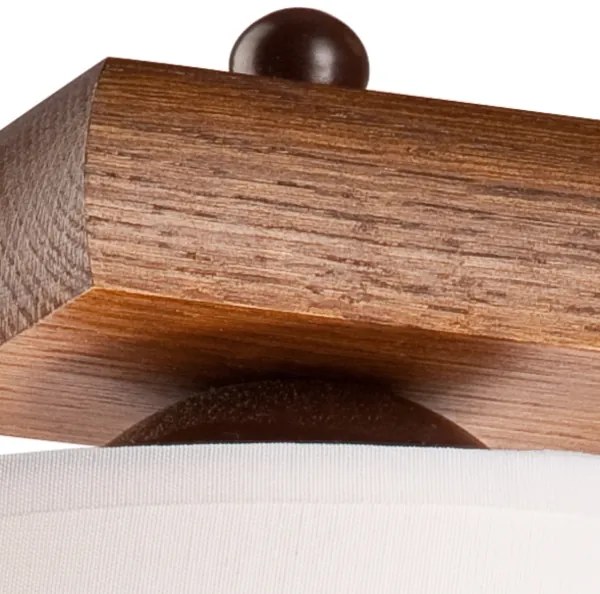 Fali lámpa 1xE27/60W/230V tölgy mintával