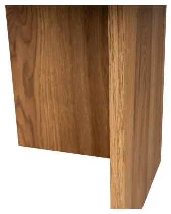 Kávésasztal OVAL 60x120 cm barna