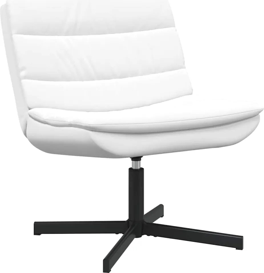 vidaXL Forgószék Fehér 63 x 75 x 76 cm PU
