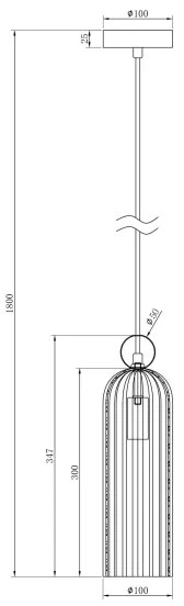 Maytoni MOD302PL-01CG - Csillár zsinóron ANTIC 1xE14/40W/230V arany/bézs