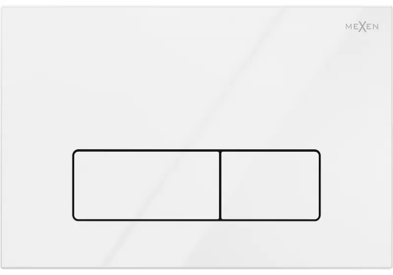 Mexen, Mexen Fenix ​​​​13 puszyk spłukujący Slim, biały błyszczący - 601300