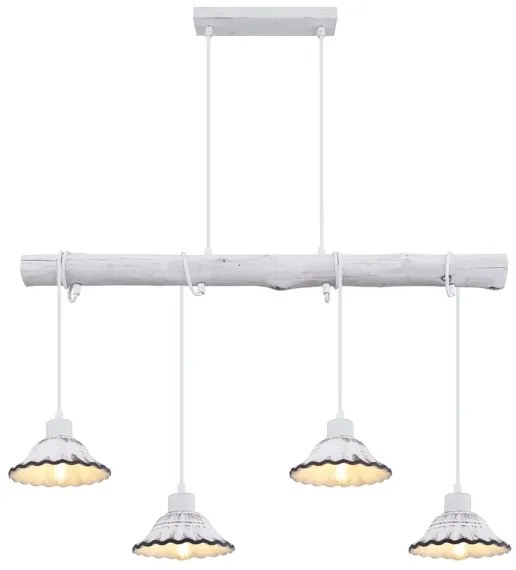 Globo 54050-4H - Csillár zsinóron JOWITA 4xE27/40W/230V