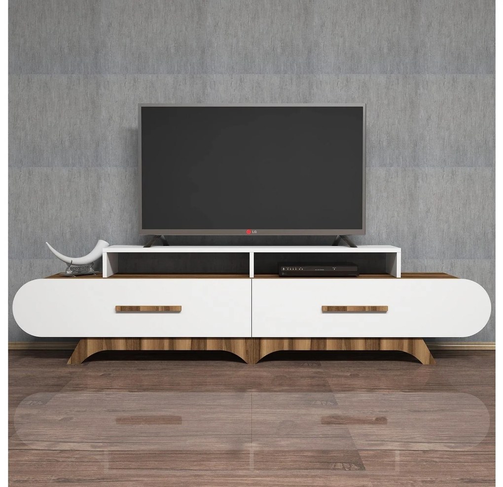 TV asztal/szekrény Florian (dió + antracit). 1088857