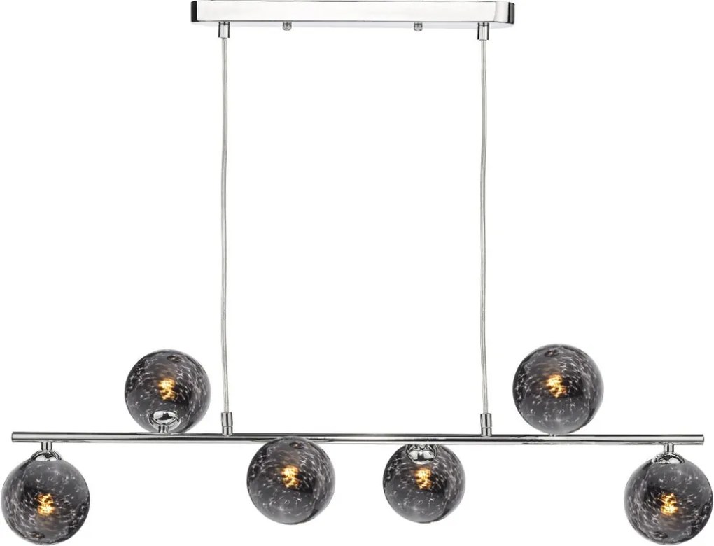 Dar Lighting Spiral SPI6450-21 Függőlámpa 6x40w/g9 ip20
