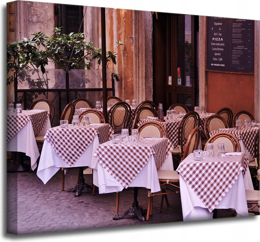 Vászonkép Étterem Bisztró Lakás 50x40 cm