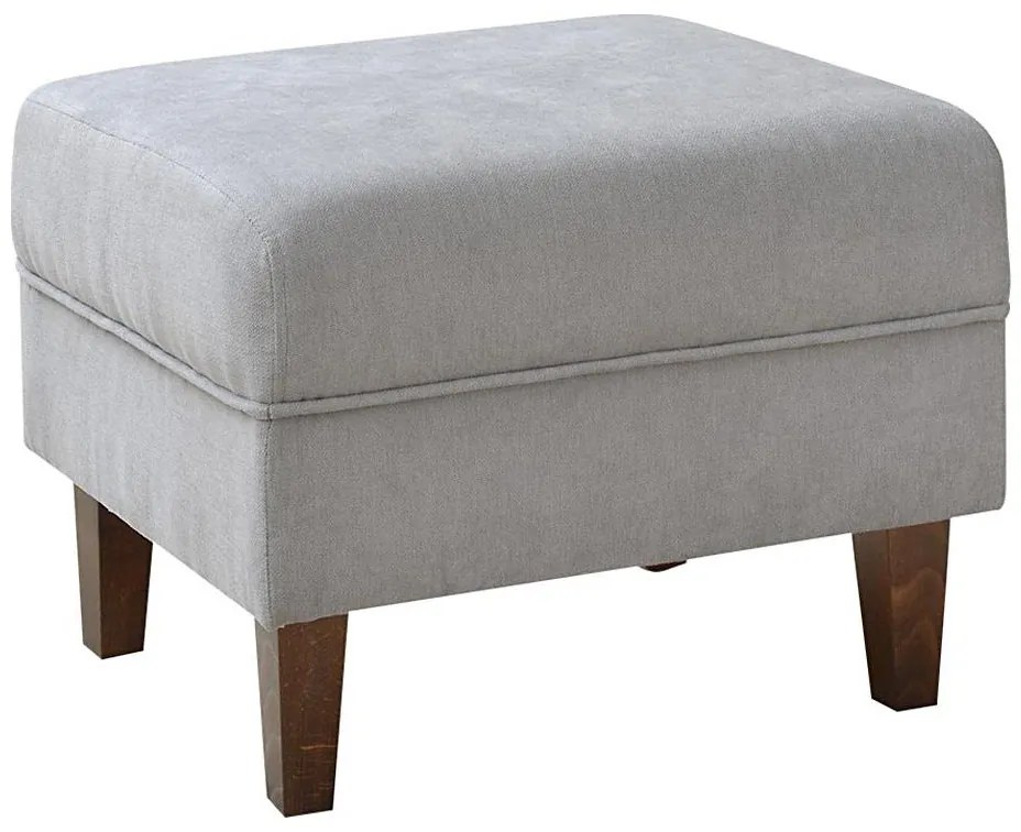 Puff GALA 46x54 cm szürke