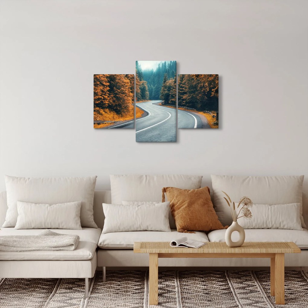 Kép - Kanyargós út (90x60 cm)