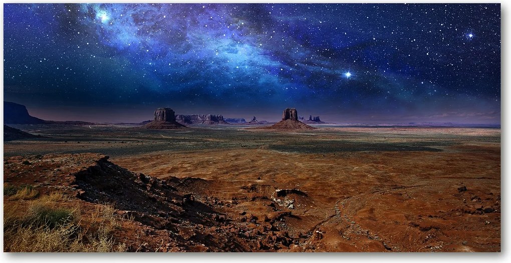 Fotótapéta üvegfalra Csillagos éj 140x70