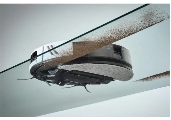 Sencor - Intelligens robotporszívó felmosóval 2in1 28W/2600 mAh Wi-Fi fehér + távirányító