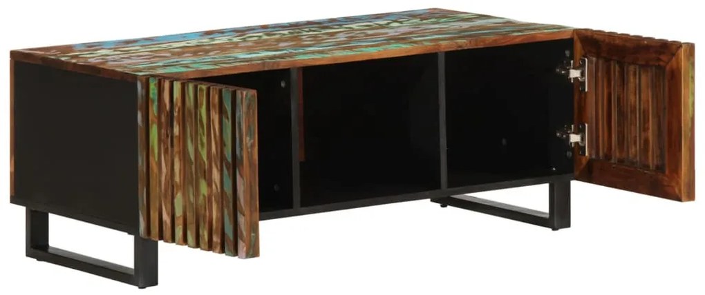 Tömör akácfa dohányzóasztal 100 x 55 x 40 cm
