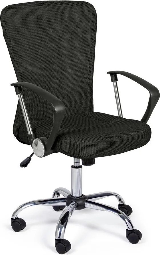 Fekete kárpitozott irodai szék Brisbane – Yes Everyday