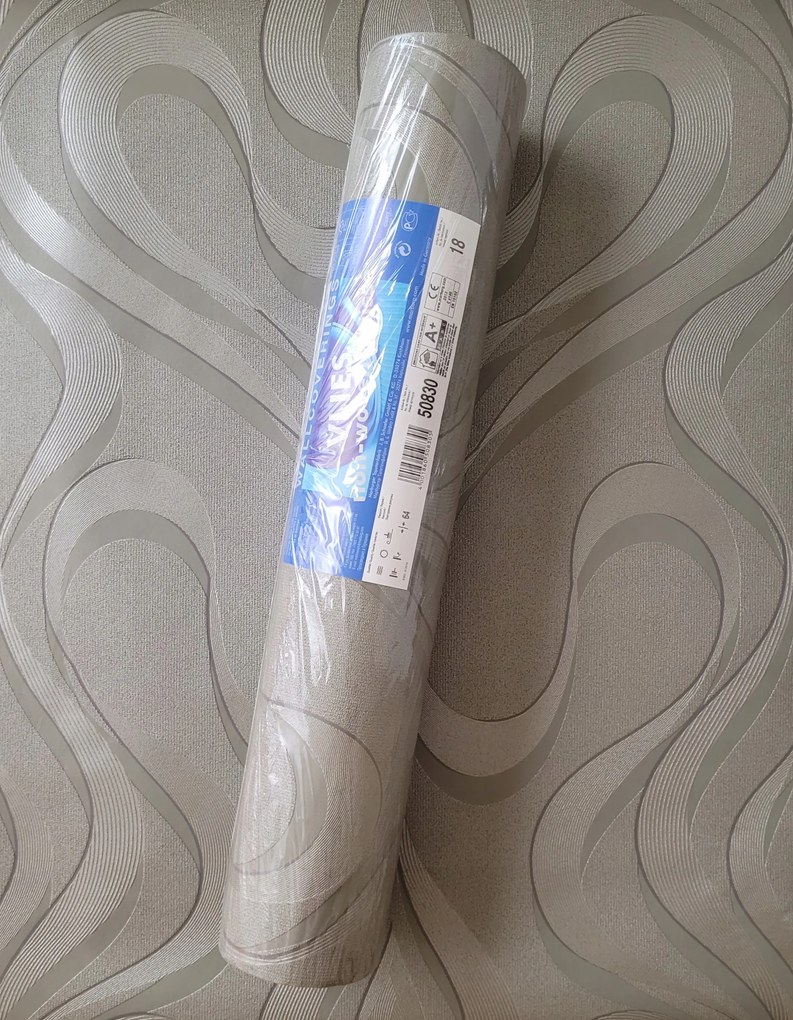 Fali tapéta, dísz, arany csillámok, 50830