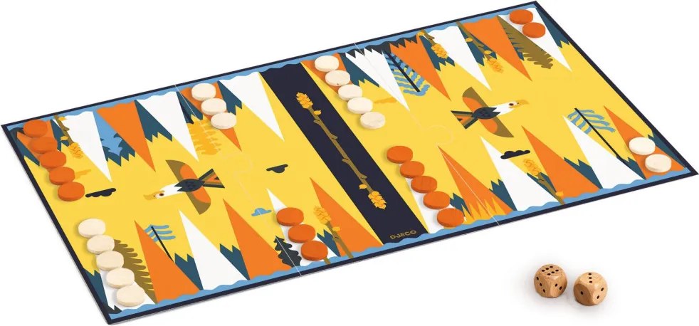 Társasjáték klasszikus - Ostábla - Backgammon