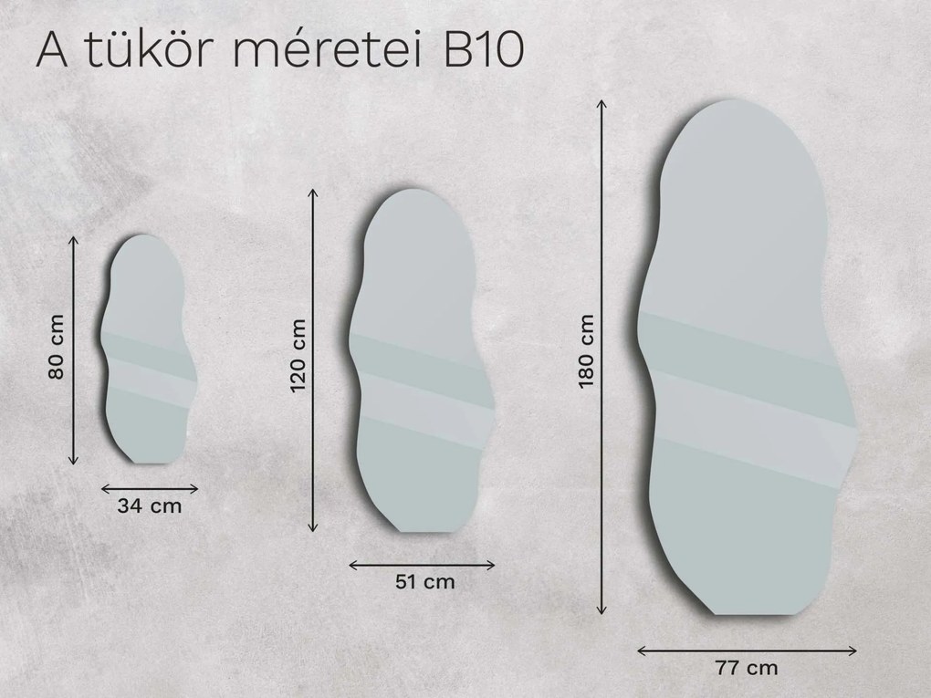 Base tükör B10 34×80