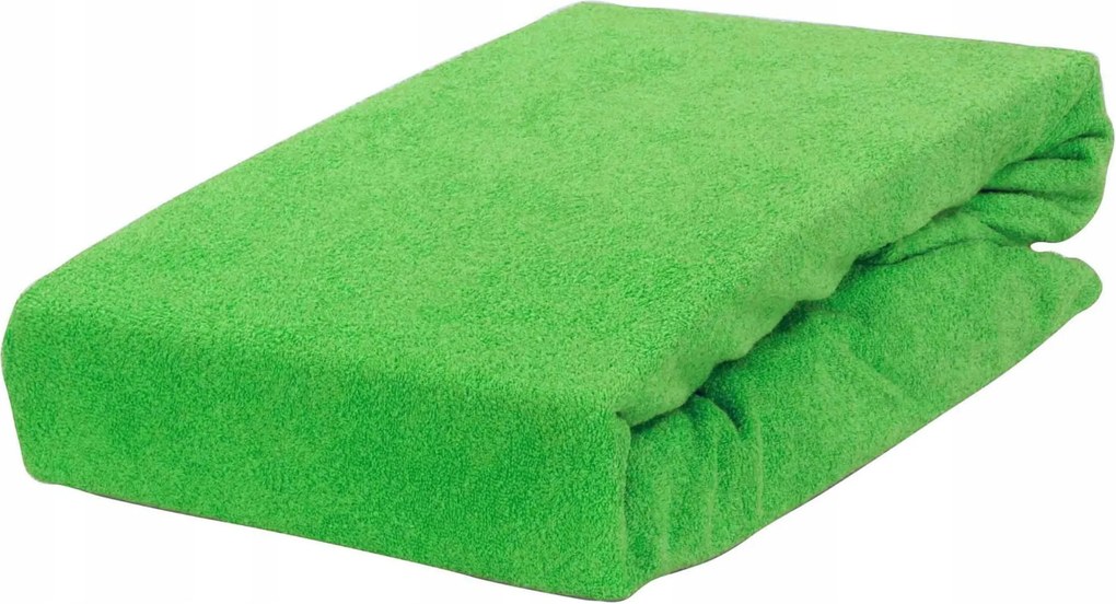 Frottír Gumis lepedő 180x200 Zöld