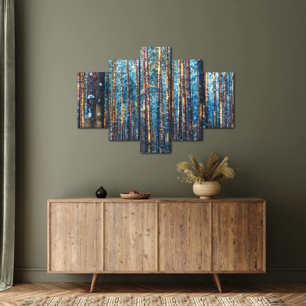 Kép - téli erdő (150x105 cm)