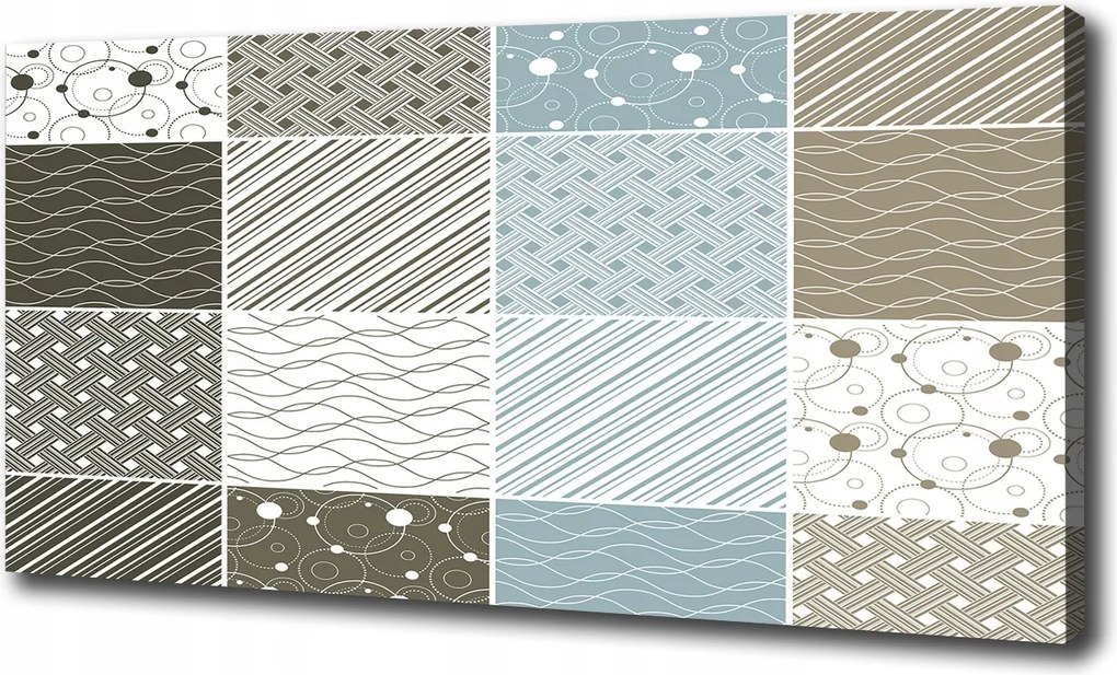 Vászonkép Geometrikus minták 120x60 cm