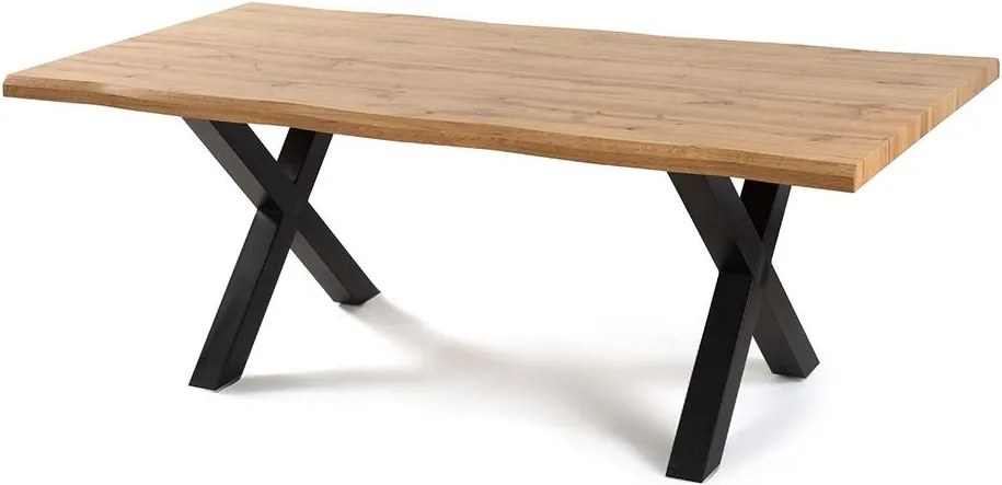 AVENBERG NATURAL SWIVEL Étkezőgarnitúra 4 szék + asztal 200cm