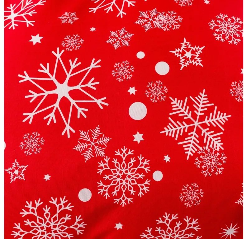 SNOWFALL piros mikroszálas ágyneműhuzat Ágyneműhuzat mérete: 2 db 70 x 90 cm | 200 x 220 cm