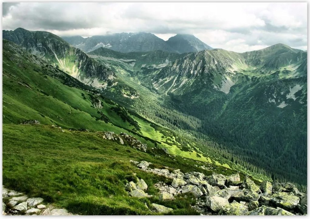 Poszterek 100x70 Tátra Lengyel hegyek Kilátás