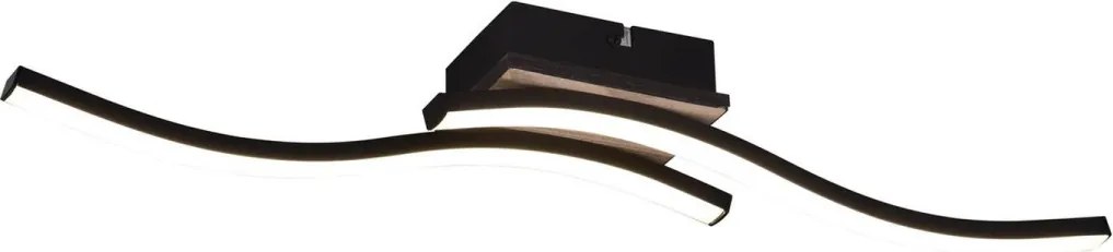 TRIO R62472135 ROUTE Modern LED Mennyezeti Lámpa Sötét Fa, Világos Fa LED IP20