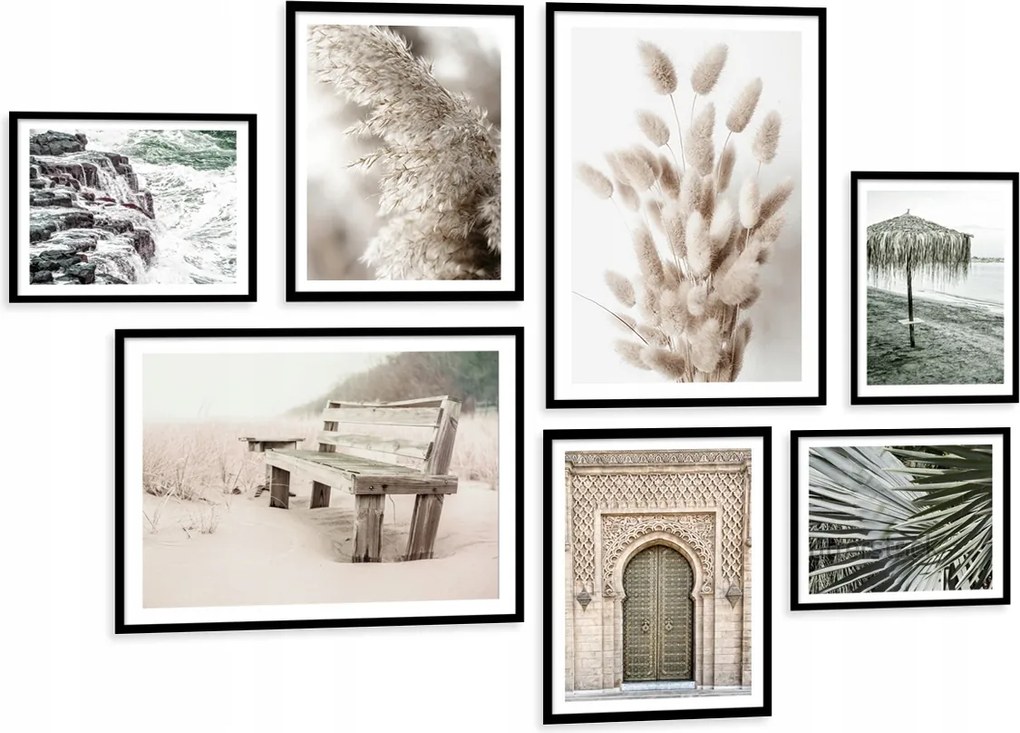 Giga Készlet 7db-os képek Nagy keretben KP188