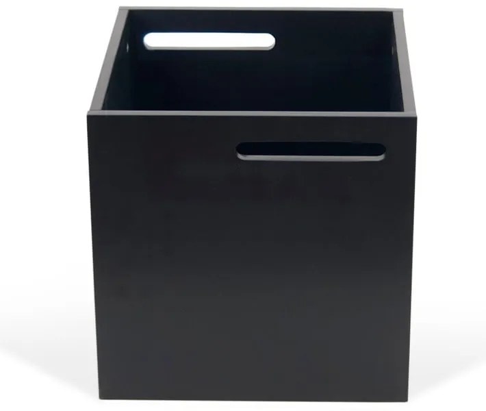 Berlin fekete tárolódoboz könyvespolchoz - TemaHome