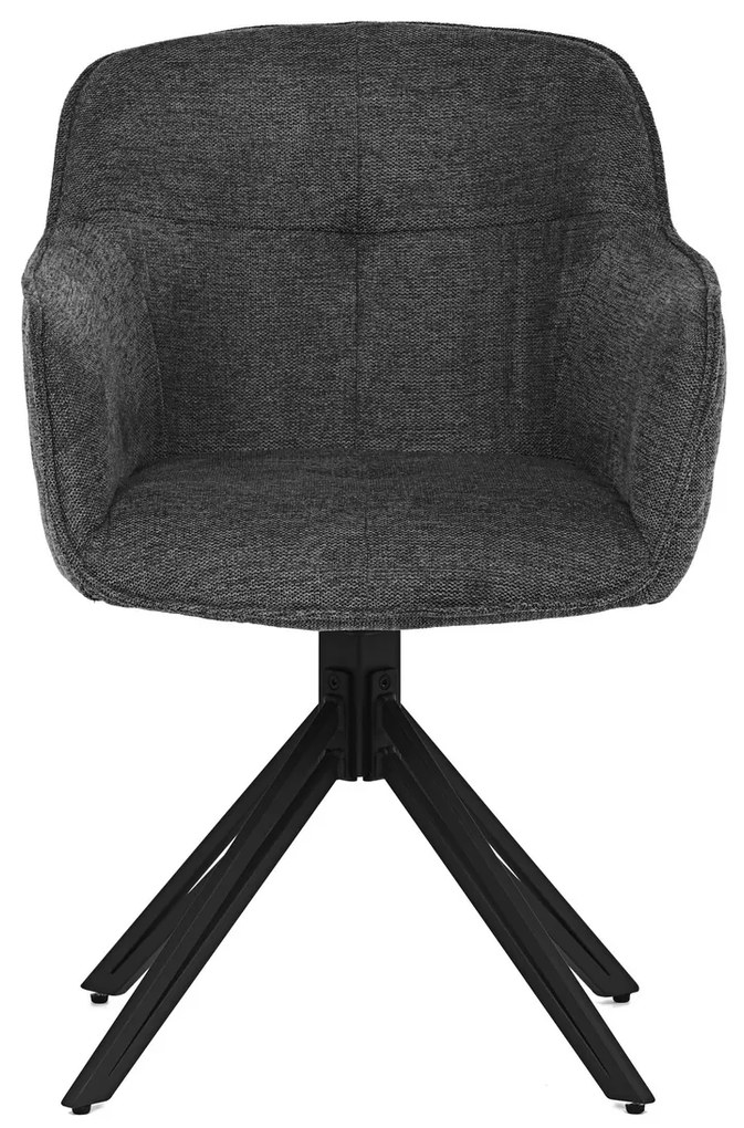 HC-533 GREY2 étkezőszék-készlet visszatolómechanizmussal, 2 db