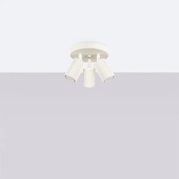 Sollux SL.1601 - Spotlámpa KARBON 3xGU10/10W/230V krémes