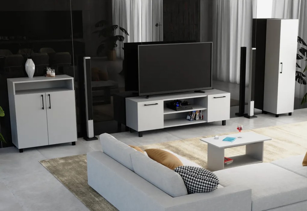 ERNA komód, 80x98x35, kraft tölgy