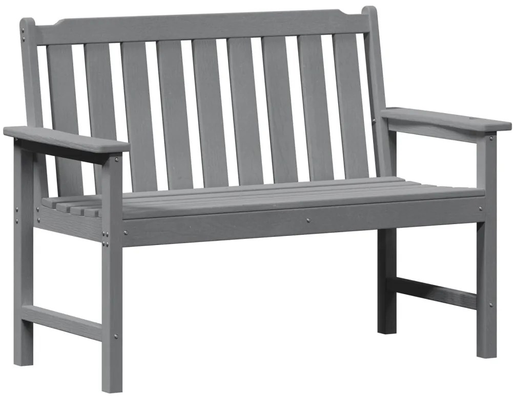 Kerti Pad Világosszürke 120 cm HDPE