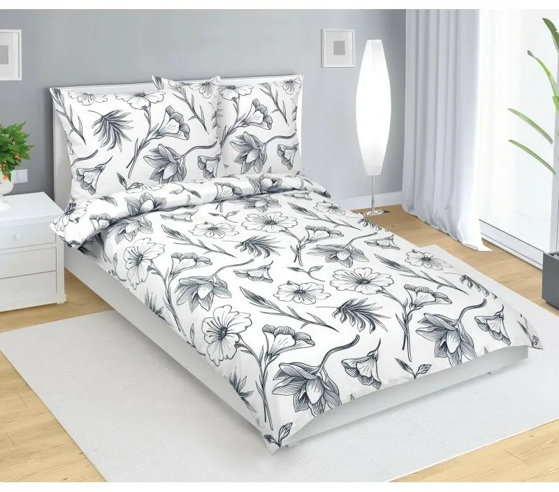 Bellatex Flanel ágynemű Ibišek, 140 x 220 cm, 70 x 90 cm