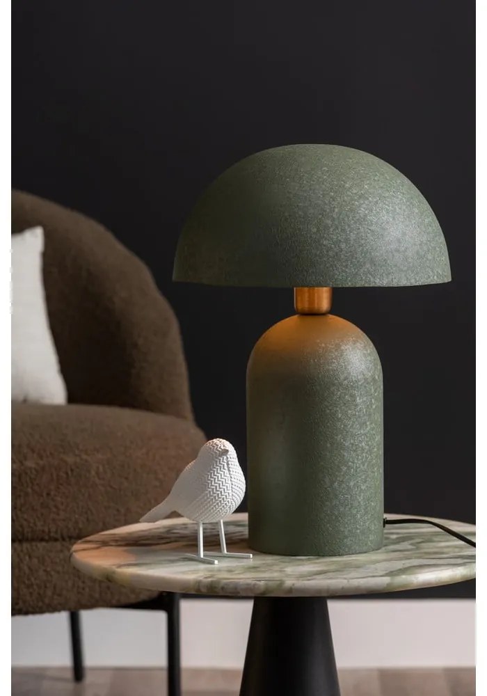 Zöld asztali lámpa fém búrával (magasság 43 cm) Boaz – Leitmotiv