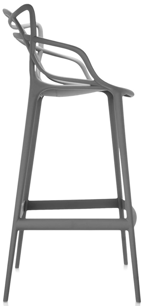Masters bárszék, 75 cm magas, több szénben - Kartell szín: fekete