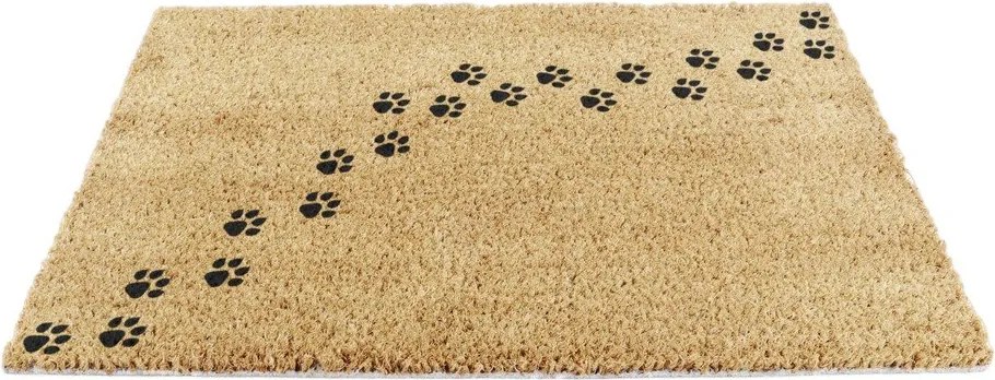 Kókuszrost lábtörlő 40x60 cm Paw Prints – Artsy Doormats