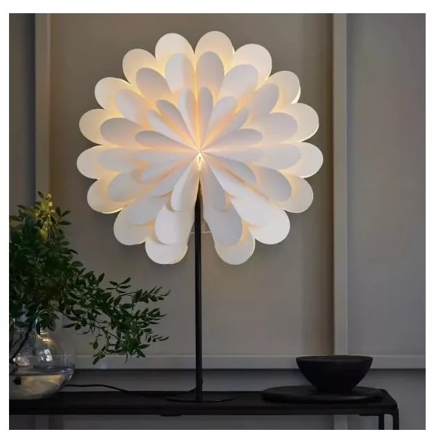 Markslöjd 705946 - Karácsonyi dekoráció MARAVILLA 1xE14/25W/230V 68 cm fehér/fekete