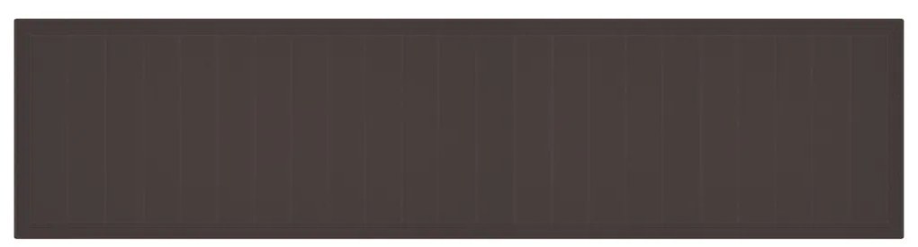 Kerti Asztal Barna 400x100x73 cm Poli Rattan, Kerti Asztal Barna 250x100x73 cm Poli Rattan, Kerti Asztal Barna 150x100x73 cm Poli Rattan