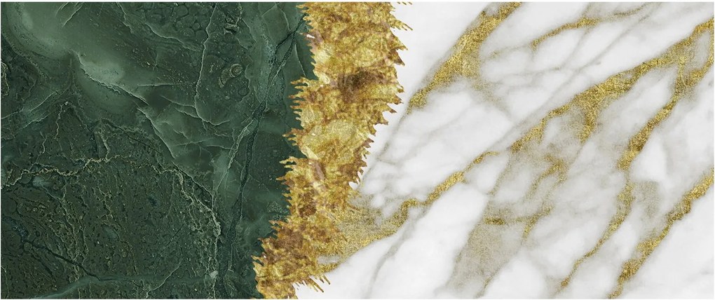 Kép - Zöld márvány N⁰1 (120x50 cm)