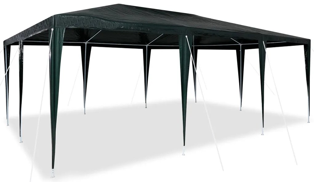 Parti sátor Zöld 6x4 m PE
