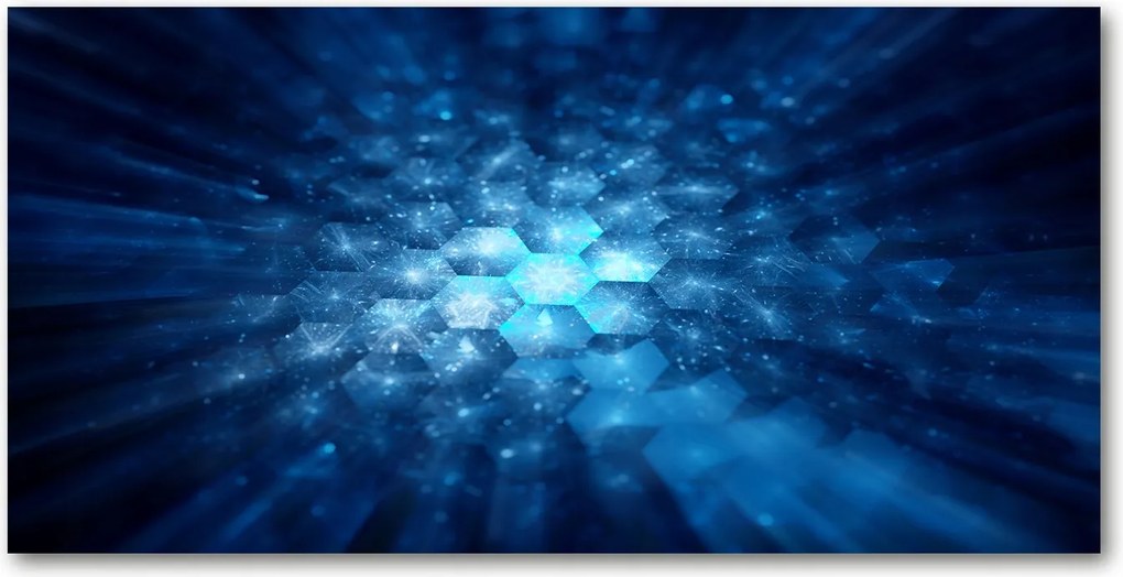 Fotó kép edzett üveg kristályok 140x70