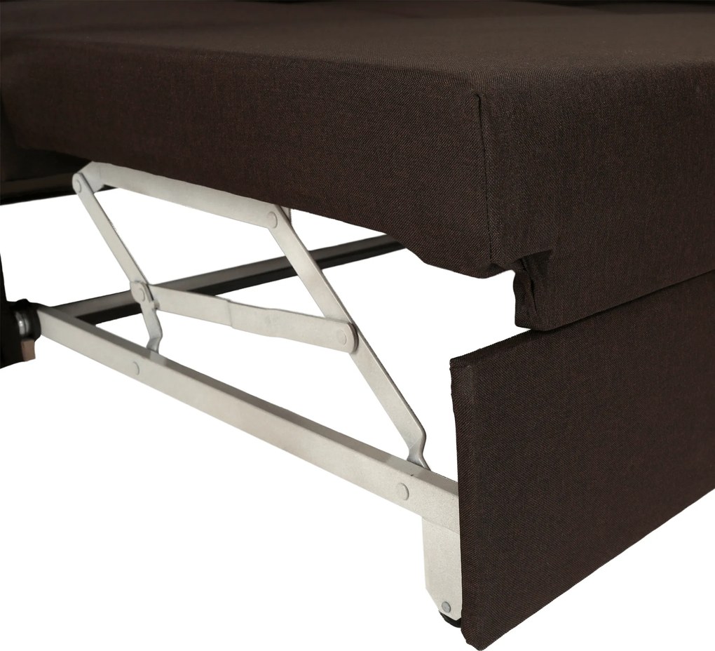 Ülőgarnitúra, szövet csoki, SEGORIA LUX