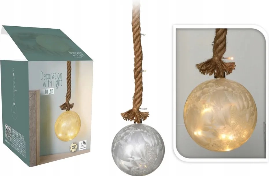 Karácsonyi dekorációs Led lámpa Jégvarázs 8719987850073