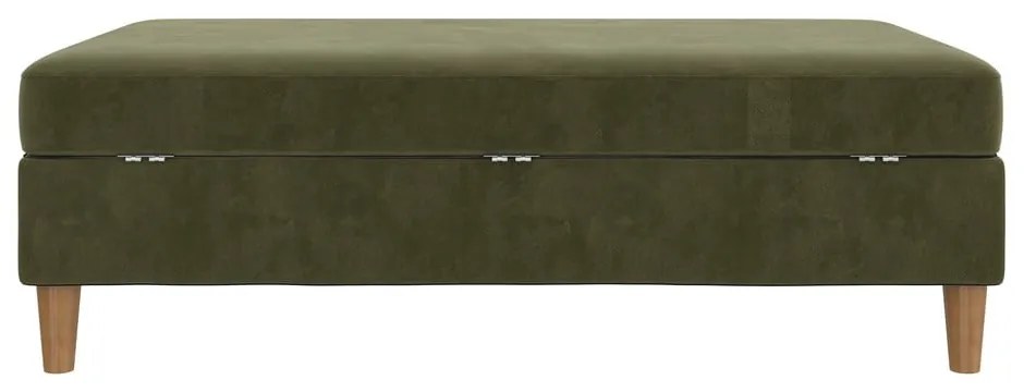 Zöld bársony lábtartó Lilly – Støraa