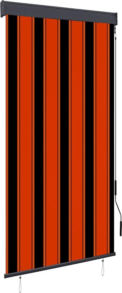 vidaXL narancssárga és barna kültéri roló 80 x 250 cm