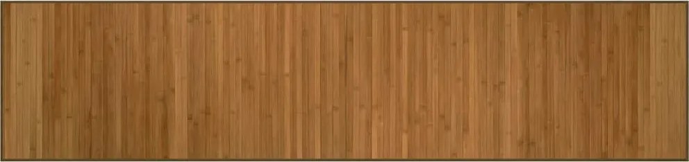 vidaXL négyszögletű barna bambusz szőnyeg 70 x 300 cm
