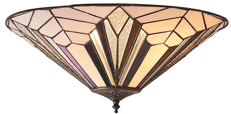 Endon 63935 - Tiffany ASTORIA mennyezeti lámpa 2xE27/60W/230V átmérő 48 cm