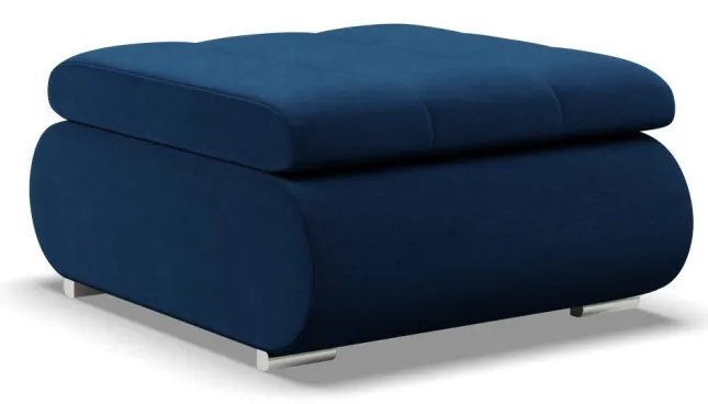 Tokio puff, bársony, kék