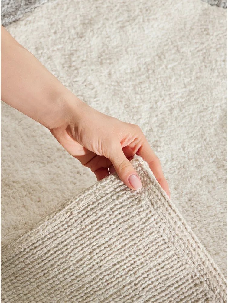 Krémszínű mosható-kézi szövésű pamut gyerek szőnyeg 140x200 cm Snuggle Petite – Hanse Home