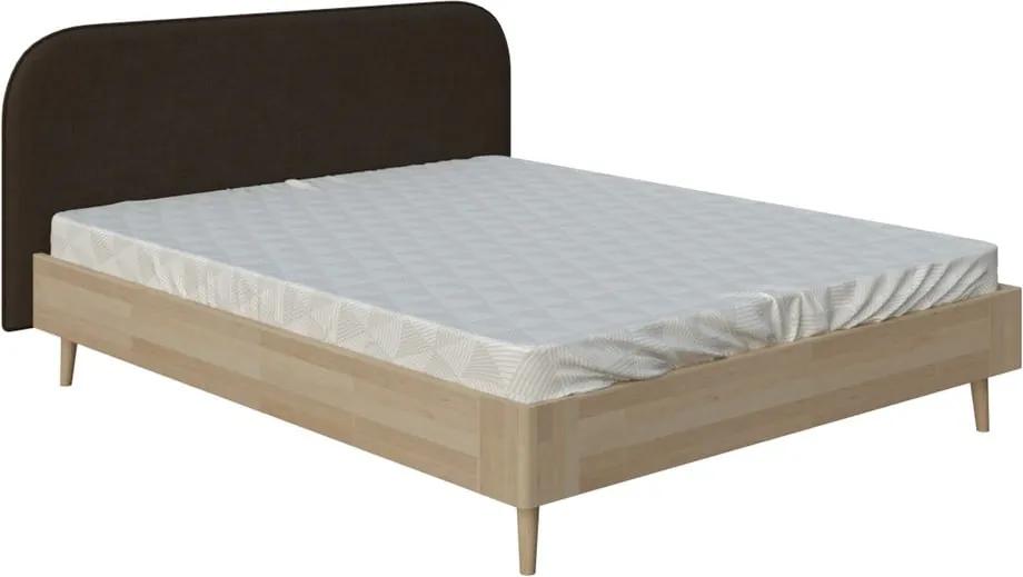 Lagom Plain Wood barna kétszemélyes ágy, 180 x 200 cm - AzAlvásért